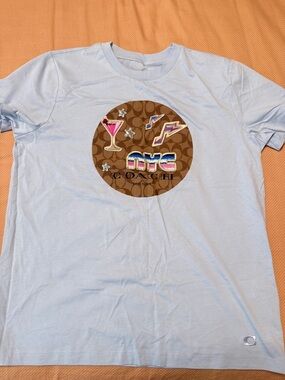 Coach nyc logo t shirt